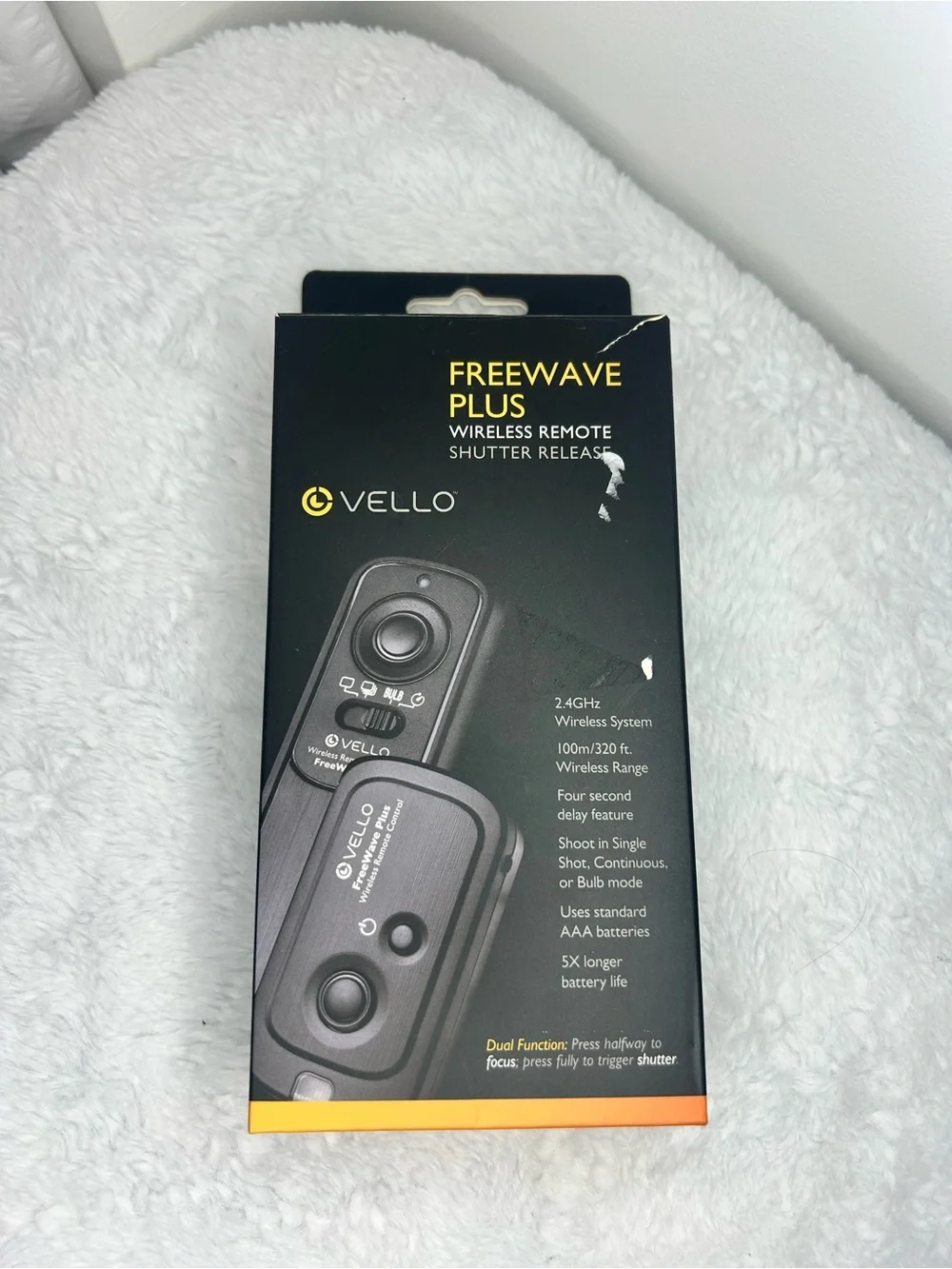 FreeWave Plus Wireless Shutter Remote - Black